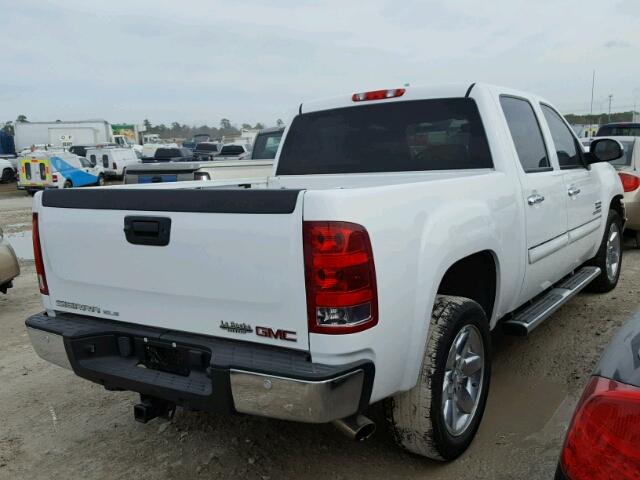 3GTP1VE06DG221217 - 2013 GMC SIERRA C15 WHITE photo 4