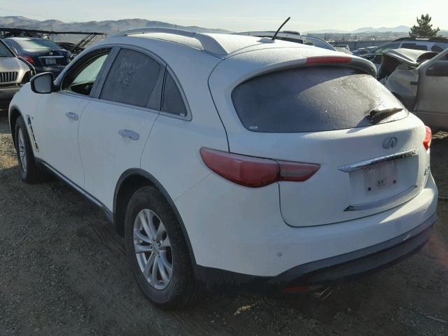 JN8CS1MW2HM412599 - 2017 INFINITI QX70 WHITE photo 3