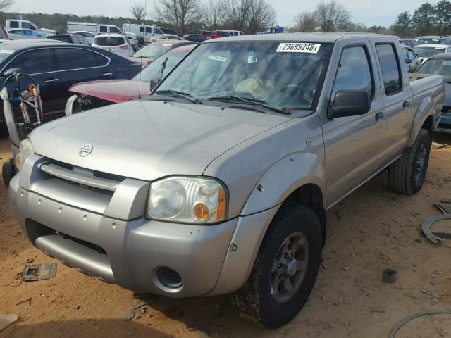 1N6ED27T64C442496 - 2004 NISSAN FRONTIER C TAN photo 2