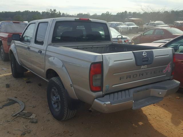 1N6ED27T64C442496 - 2004 NISSAN FRONTIER C TAN photo 3