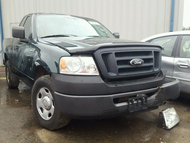 1FTRF12247KB93648 - 2007 FORD F150 GREEN photo 1