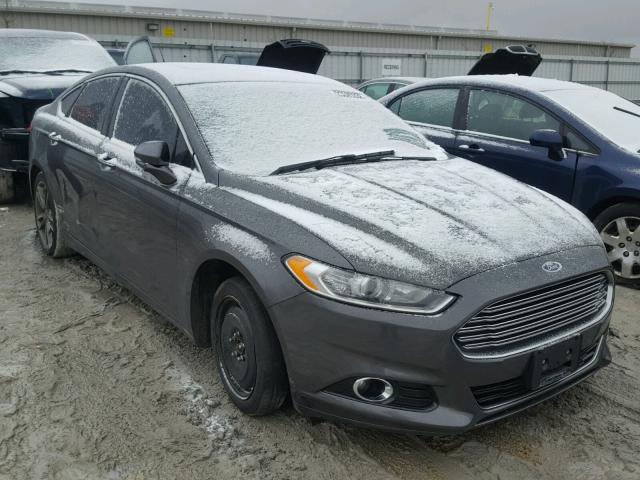 3FA6P0K91GR300437 - 2016 FORD FUSION TIT GRAY photo 1