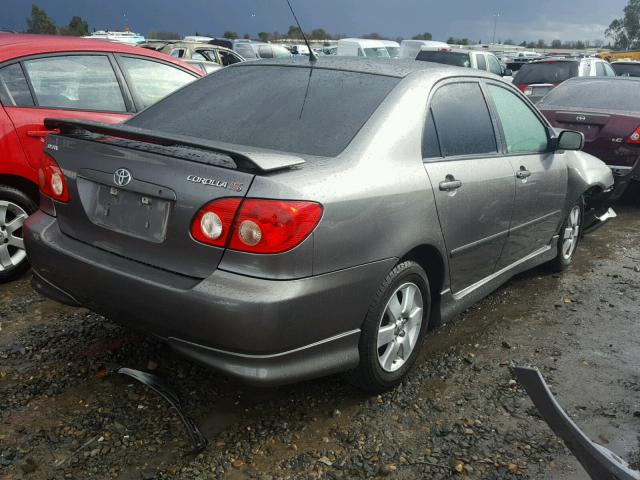 1NXBR30E87Z915222 - 2007 TOYOTA COROLLA CE SILVER photo 4