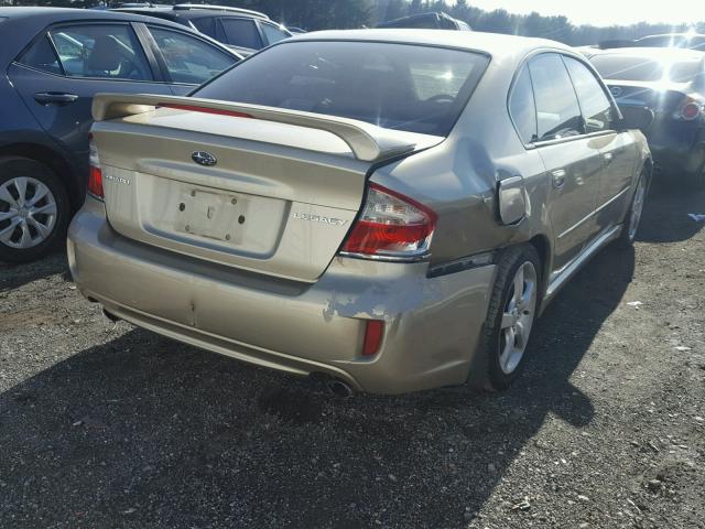 4S3BL616287208146 - 2008 SUBARU LEGACY 2.5 GOLD photo 4