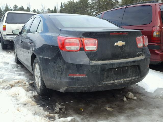1G11A5SA5DU145031 - 2013 CHEVROLET MALIBU LS BLACK photo 3