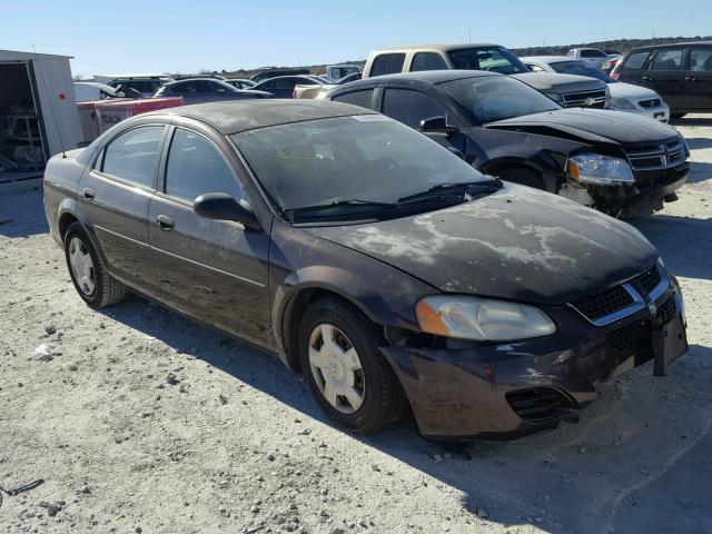 1B3EL36J64N358910 - 2004 DODGE STRATUS SE BLACK photo 1