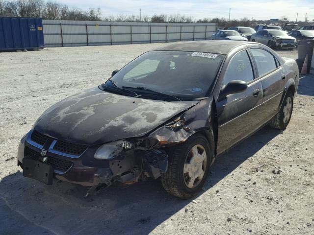 1B3EL36J64N358910 - 2004 DODGE STRATUS SE BLACK photo 2