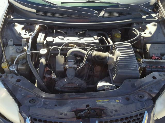 1B3EL36J64N358910 - 2004 DODGE STRATUS SE BLACK photo 7