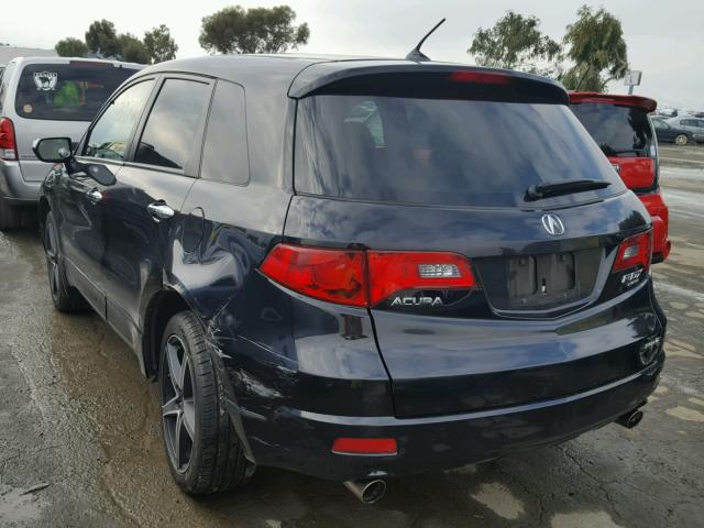 5J8TB18598A009946 - 2008 ACURA RDX TECHNO BLACK photo 3