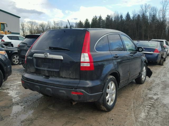 JHLRE48567C030325 - 2007 HONDA CR-V EX BLACK photo 4