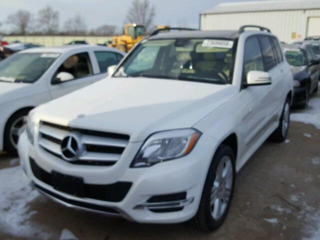 WDCGG0EB2DG082115 - 2013 MERCEDES-BENZ GLK 250 BL WHITE photo 2