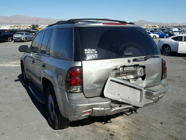 1GNDS13S232276565 - 2003 CHEVROLET TRAILBLAZE GOLD photo 3