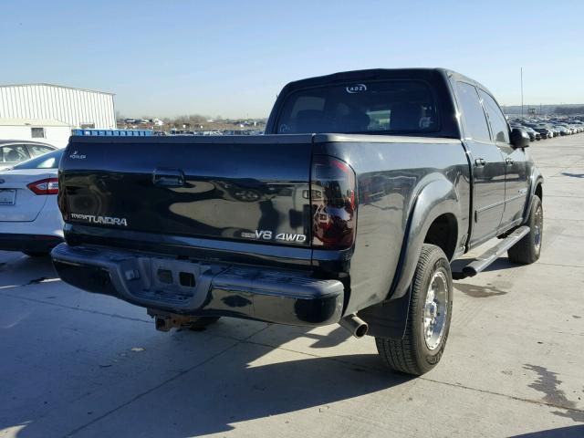 5TBDT48136S543807 - 2006 TOYOTA TUNDRA DOU BLACK photo 4