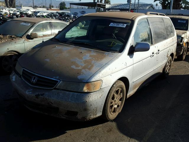 5FNRL18952B031840 - 2002 HONDA ODYSSEY EX SILVER photo 2