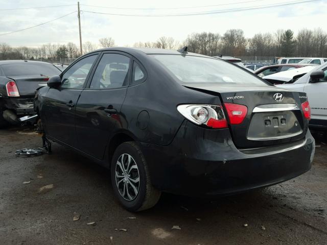 KMHDU4AD5AU855765 - 2010 HYUNDAI ELANTRA BL BLACK photo 3