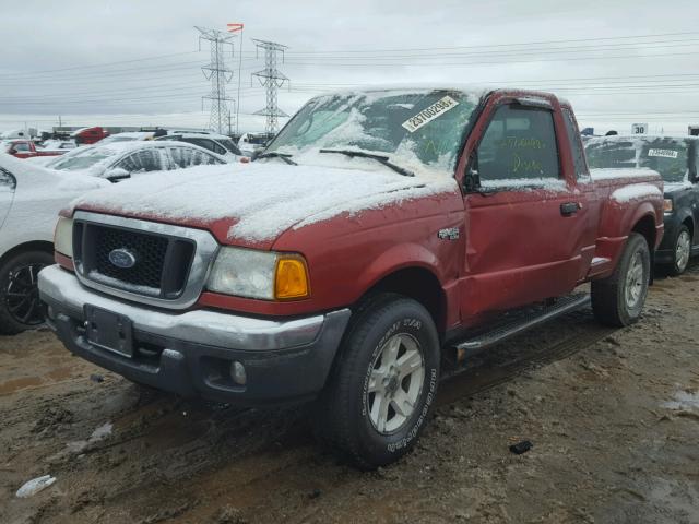 1FTZR45E84PA90066 - 2004 FORD RANGER SUP MAROON photo 2