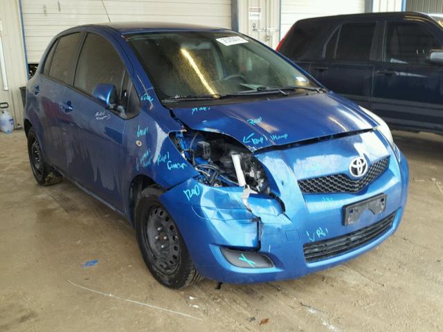 JTDKT903695245867 - 2009 TOYOTA YARIS BLUE photo 1