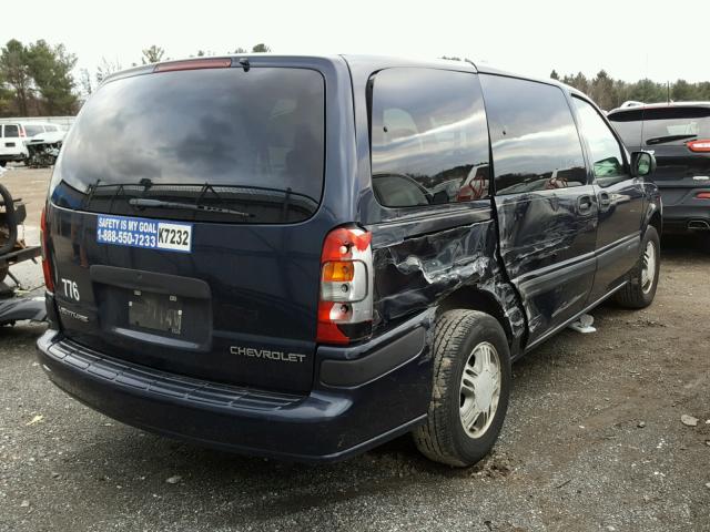 1GNDX03E53D168709 - 2003 CHEVROLET VENTURE BLUE photo 4