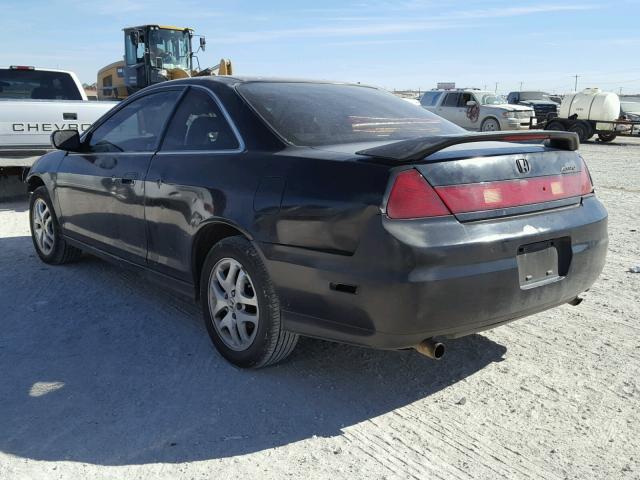 1HGCG22502A025475 - 2002 HONDA ACCORD EX BLACK photo 3