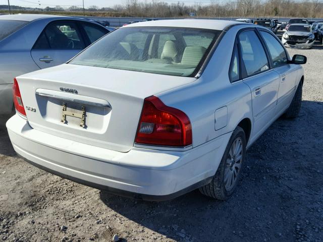 YV1TS92D941352578 - 2004 VOLVO S80 WHITE photo 4