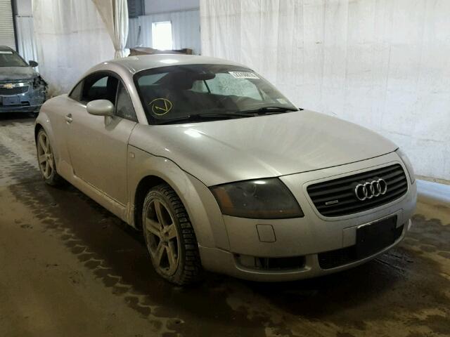 TRUWC28NX21038075 - 2002 AUDI TT QUATTRO SILVER photo 1