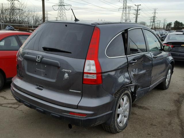 5J6RE4H45BL103711 - 2011 HONDA CR-V SE GRAY photo 4