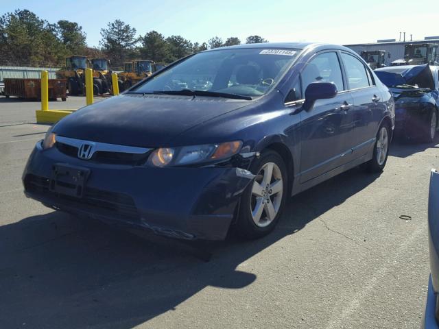 1HGFA16858L084578 - 2008 HONDA CIVIC EX BLUE photo 2