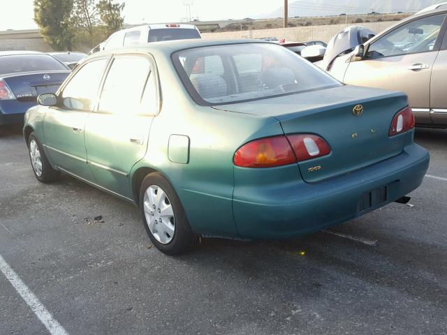 1NXBR18EXWZ051006 - 1998 TOYOTA COROLLA VE GREEN photo 3