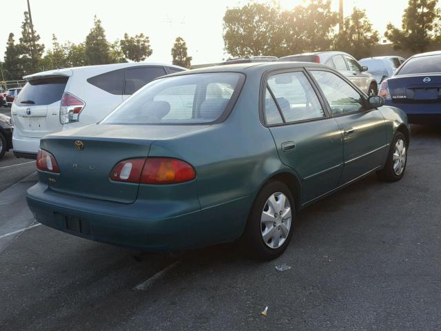 1NXBR18EXWZ051006 - 1998 TOYOTA COROLLA VE GREEN photo 4