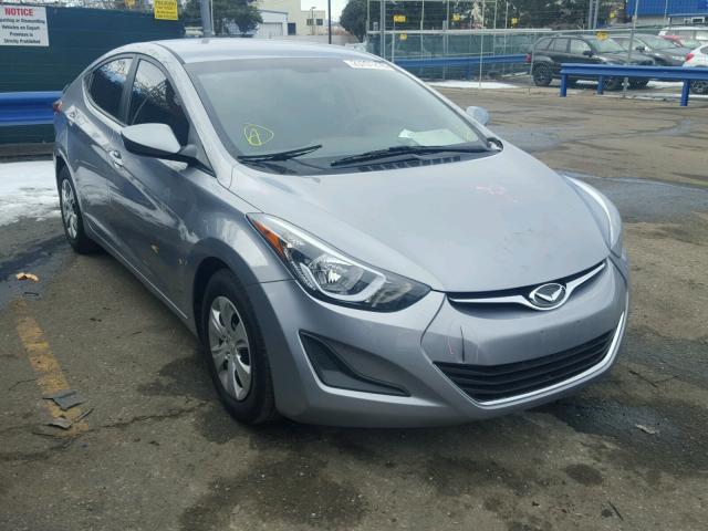 5NPDH4AE0GH743377 - 2016 HYUNDAI ELANTRA SE BLUE photo 1