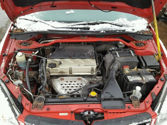 JA3AJ66F46U002205 - 2006 MITSUBISHI LANCER RAL RED photo 7