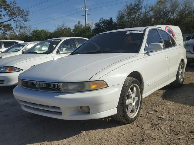 4A3AA46G81E089749 - 2001 MITSUBISHI GALANT ES WHITE photo 2