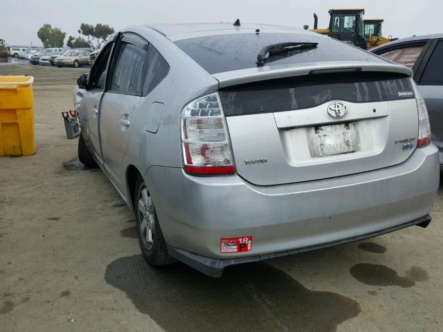 JTDKB20UX77598794 - 2007 TOYOTA PRIUS SILVER photo 3