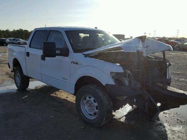 1FTFW1ET6EKG53736 - 2014 FORD F150 SUPER WHITE photo 1