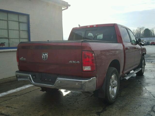 1C6RR7LGXFS733451 - 2015 RAM 1500 SLT RED photo 4