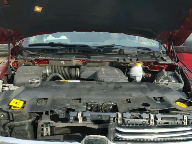 1C6RR7LGXFS733451 - 2015 RAM 1500 SLT RED photo 7