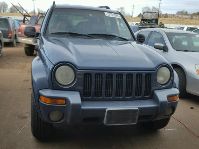 1J4GK58K72W295572 - 2002 JEEP LIBERTY LI BLUE photo 9