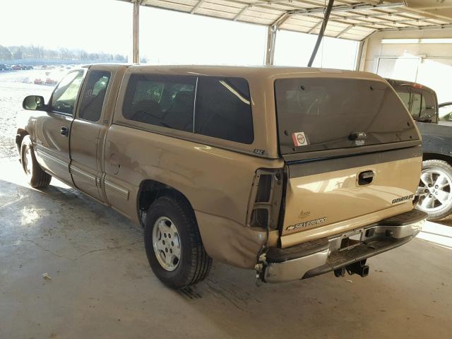 2GCEC19T711163928 - 2001 CHEVROLET SILVERADO BEIGE photo 3