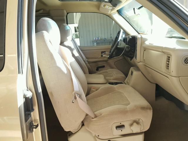 2GCEC19T711163928 - 2001 CHEVROLET SILVERADO BEIGE photo 5