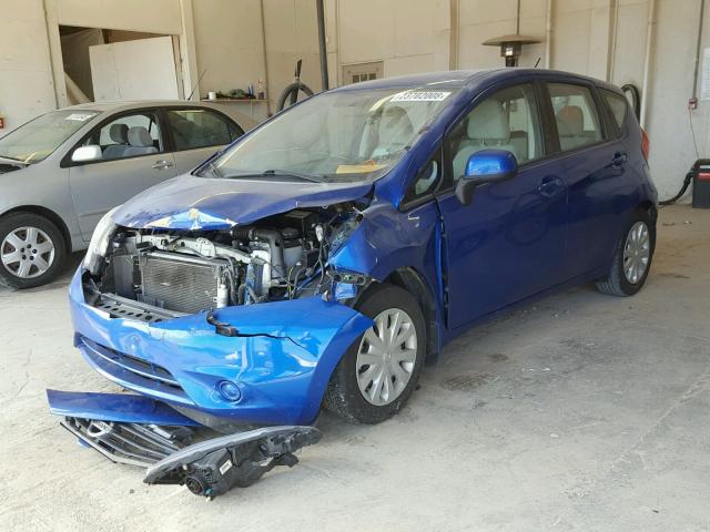 3N1CE2CP9EL425149 - 2014 NISSAN VERSA NOTE BLUE photo 2