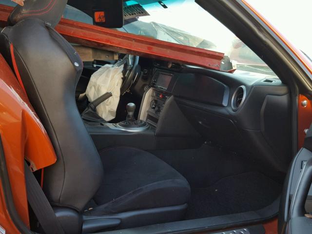 JF1ZNAA17D2719977 - 2013 TOYOTA SCION FR-S ნარინჯისფერი ფოტო 5