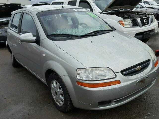 KL1TG62675B471529 - 2005 CHEVROLET AVEO LT SILVER photo 1