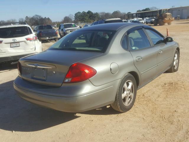 1FAFP53U13A122470 - 2003 FORD TAURUS SE GREEN photo 4