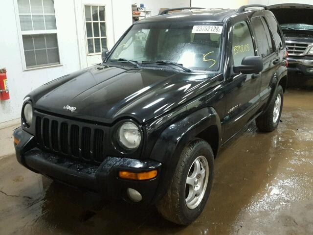 1J4GL58K63W704465 - 2003 JEEP LIBERTY LI BLACK photo 2