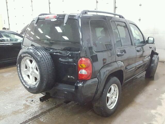 1J4GL58K63W704465 - 2003 JEEP LIBERTY LI BLACK photo 4