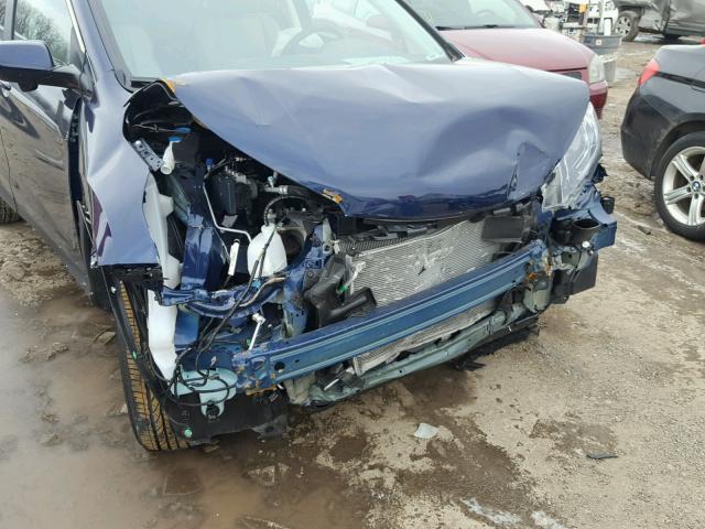 2HKRM4H7XGH666395 - 2016 HONDA CR-V EXL BLUE photo 9