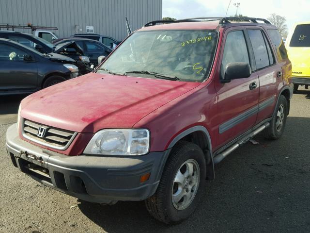 JHLRD1844VC016767 - 1997 HONDA CR-V LX RED photo 2