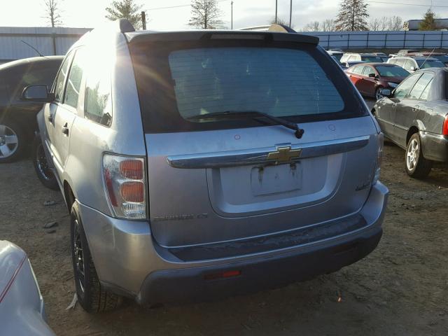 2CNDL13F166144960 - 2006 CHEVROLET EQUINOX LS SILVER photo 3