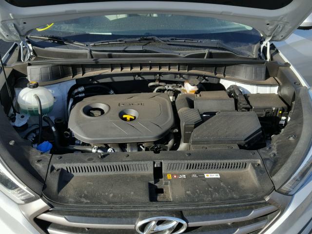 KM8J33A44GU161349 - 2016 HYUNDAI TUCSON LIM SILVER photo 7