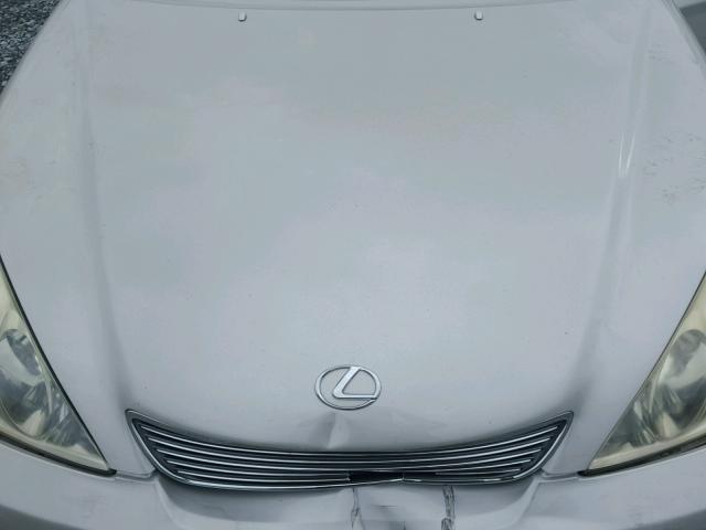 JTHBA30G855119119 - 2005 LEXUS ES 330 GRAY photo 7